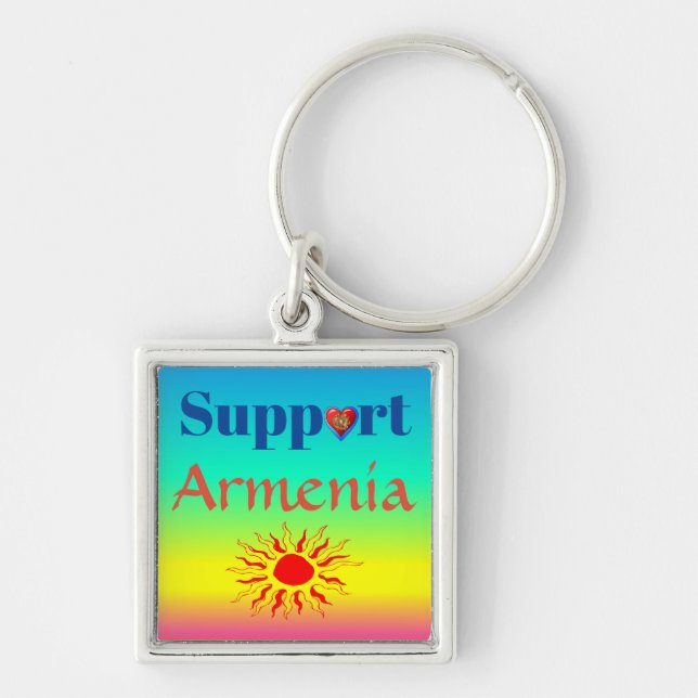 Support Armenia Keychain (Front)
