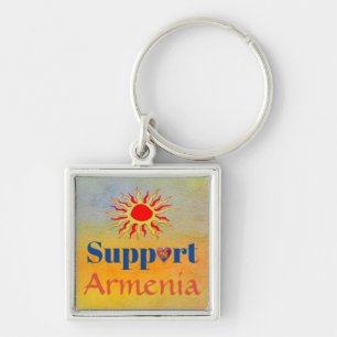 Support Armenia Keychain