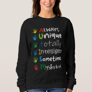 Support Autism Awareness Autism Boy Autism Girl Te Sweatshirt