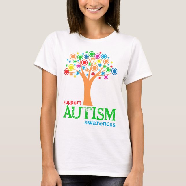 Support Autism Awareness T-Shirt (Front)