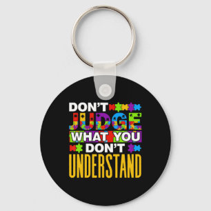 Support Autist Autism  Key Ring