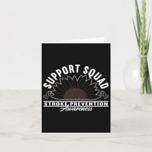 Support Awareness Squad Heart Disease Stroke Preve Card