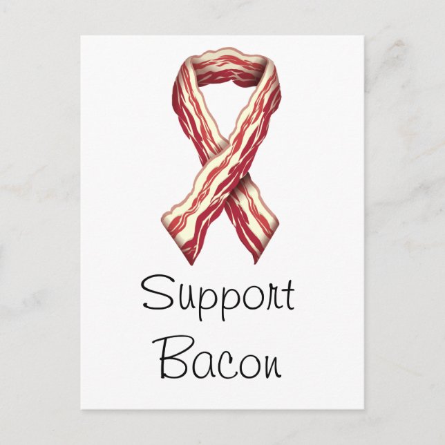 Support Bacon Postcard (Front)