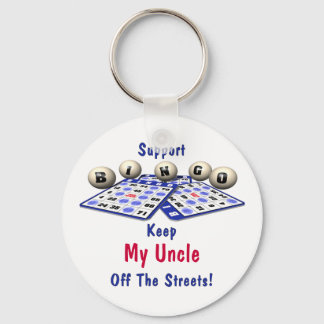 Support Bingo Key Ring
