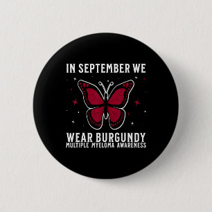 Support Blood Cancer Awareness Multiple Myeloma Aw 6 Cm Round Badge