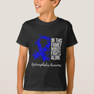 Support Blue Ribbon Hydrocephalus Awareness  T-Shirt