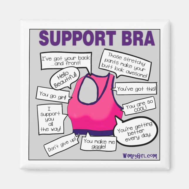 Support Bra Magnet (Front)