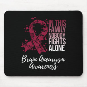 Support Brain Aneurysm Awareness Mouse Pad