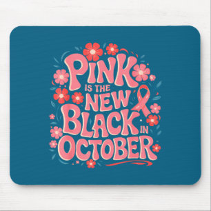 Support Breast Cancer Awareness Pink Illustration Mouse Pad