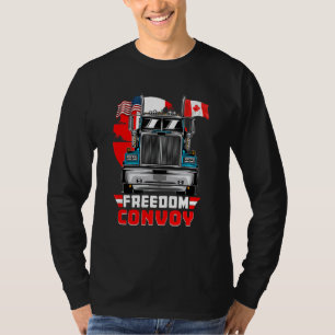 Support Canadian Truckers Freedom Convoy 2022 USA T-Shirt