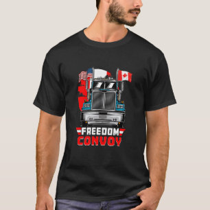 Support Canadian Truckers Freedom Convoy 2022 USA T-Shirt