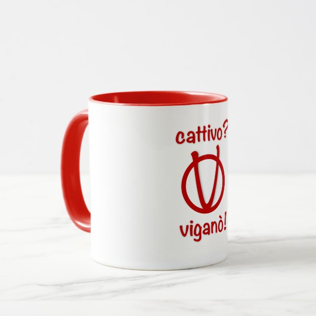 Support Carlo Maria Viganò! Mug (Front Left)