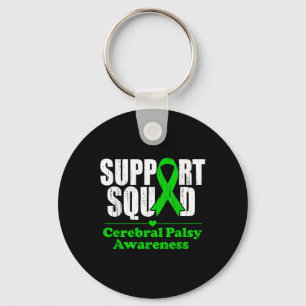 Support Cerebral Palsy Cp Awareness Month Green Ri Key Ring