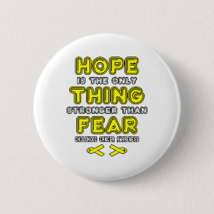 Support Childhood Cancer Awareness 3 6 Cm Round Badge