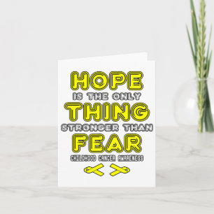 Support Childhood Cancer Awareness 3  Card