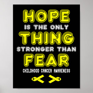 Support Childhood Cancer Awareness 3 Poster