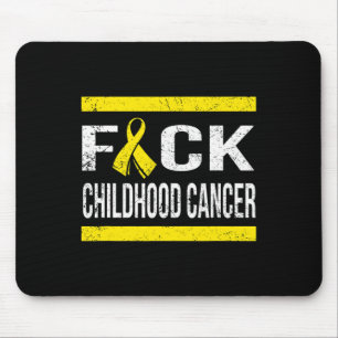 SUPPORT CHILDHOOD CANCER AWARENESS T SHIRT MOUSE PAD