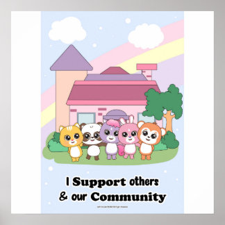 Support Community wall art