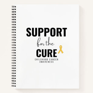 support cure childhood cancer Spiral Notebook