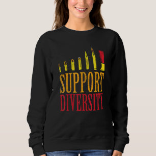 Support Diversity Bullet - Gun Gun Sweatshirt