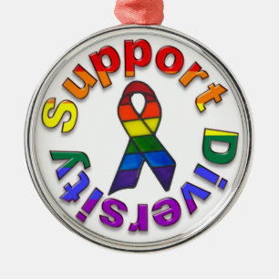 Support Diversity Ornament