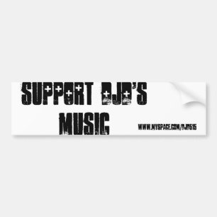 "Support DJD" Bumper Sticker