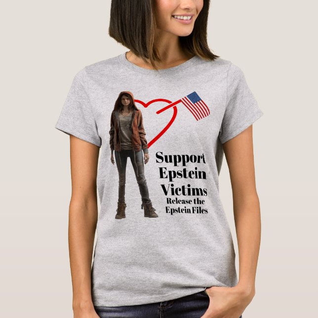 Support Epstein Victims T-Shirt (Front)