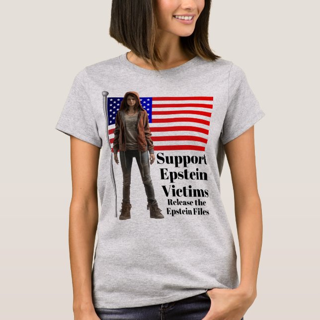 Support Epstein Victims T-Shirt (Front)