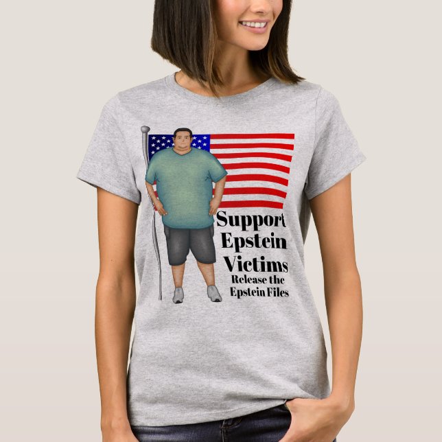 Support Epstein Victims T-Shirt (Front)