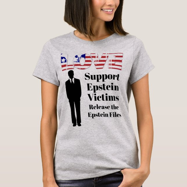 Support Epstein Victims T-Shirt (Front)
