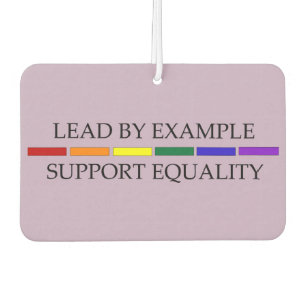 Support Equality Air Freshener (Rectangle)
