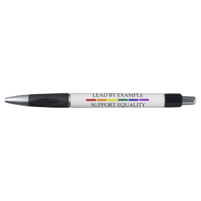 Support Equality Ink Pens (Rubber Grip) (Front)