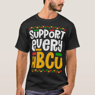  Support Every Hbcu Historical Black College T-Shirt