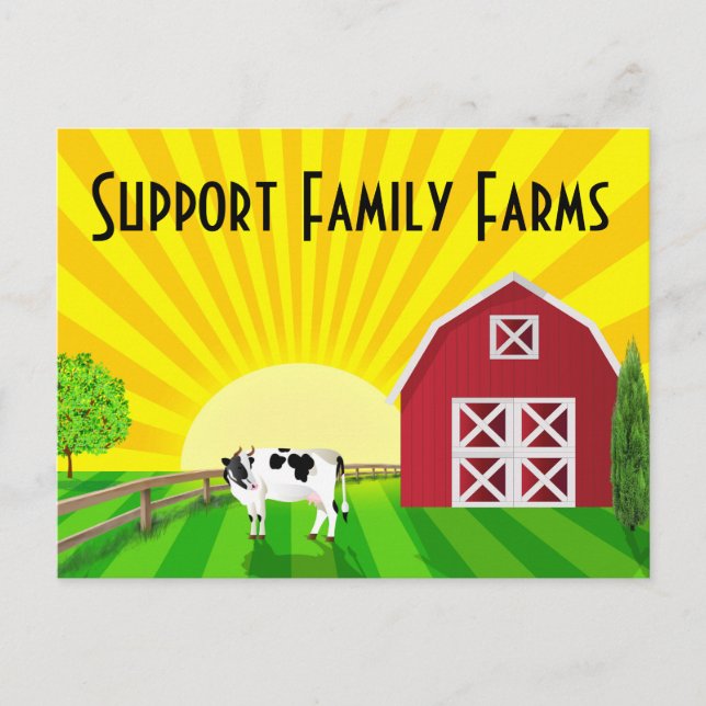 Support Family Farms Postcard (Front)