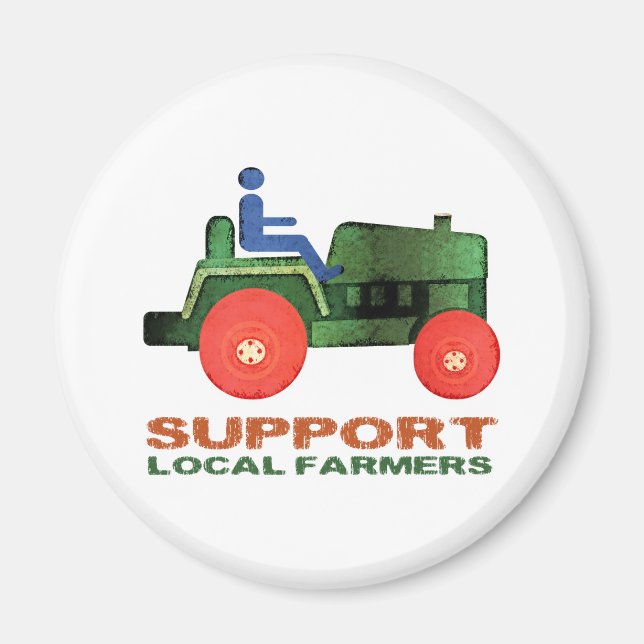 Support Farmers Magnet (Front)
