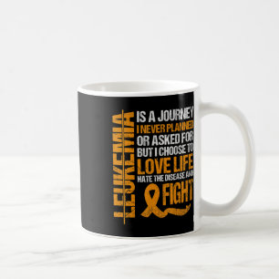 support for Leukaemia Awareness orange Ribbon prod Coffee Mug