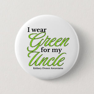 Support for my uncle 6 cm round badge