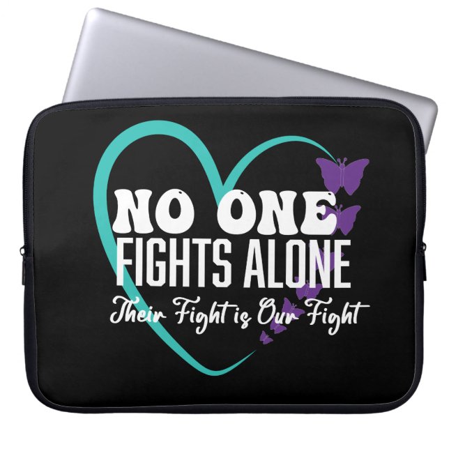 SUPPORT FOR SUICIDE AWARENESS AND PREVENTION LAPTOP SLEEVE (Front)