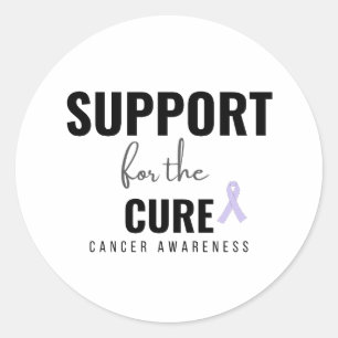 support for the cure all cancers Stickers