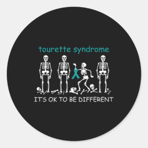 Support For Tourette Syndrome  Classic Round Sticker