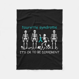 Support For Tourette Syndrome Fleece Blanket