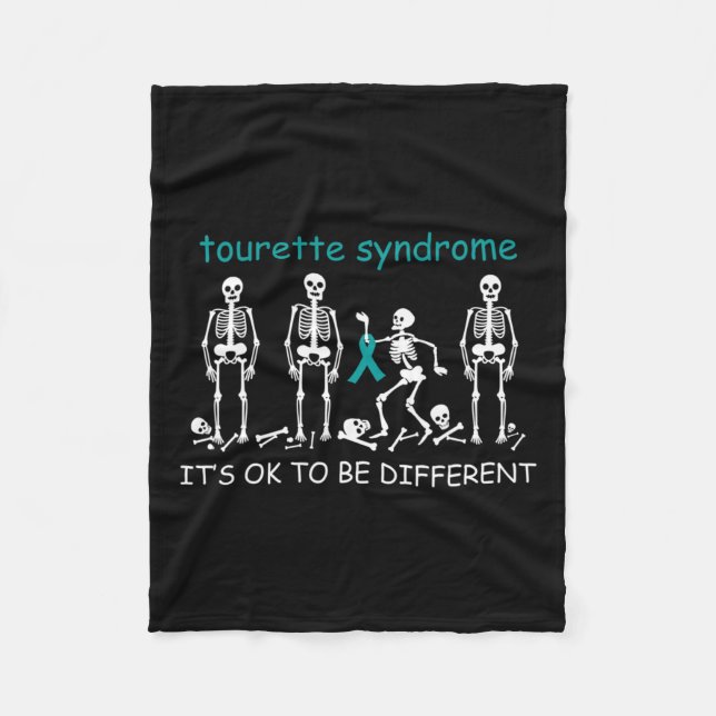 Support For Tourette Syndrome  Fleece Blanket (Front)