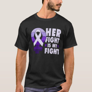 Support for victims of domestic violence purple ri T-Shirt