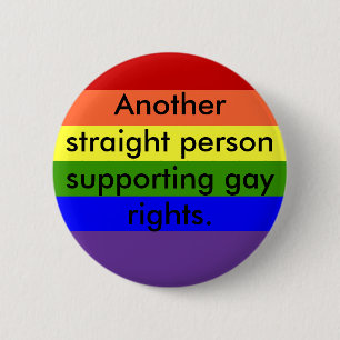 Support Gay Rights 6 Cm Round Badge