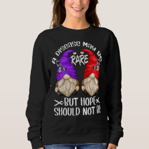 Support Gnomes For Girls Rare Disease Awareness Da Sweatshirt