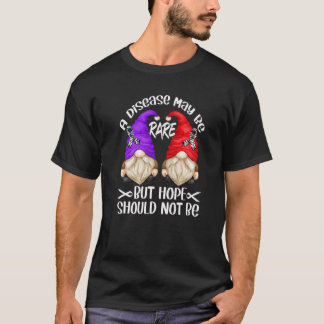 Support Gnomes For Girls Rare Disease Awareness Da T-Shirt