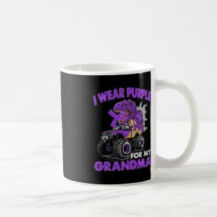 Support Grandma Pancreatic Cancer Monster Truck Ki Coffee Mug