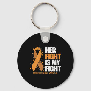 Support Her Fight My Fight Multiple Sclerosis Awar Key Ring