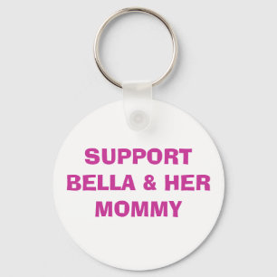 SUPPORT  & HER MOMMY KEY RING