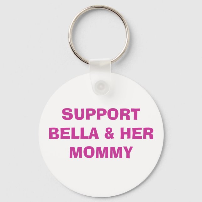 SUPPORT  & HER MOMMY KEY RING (Front)